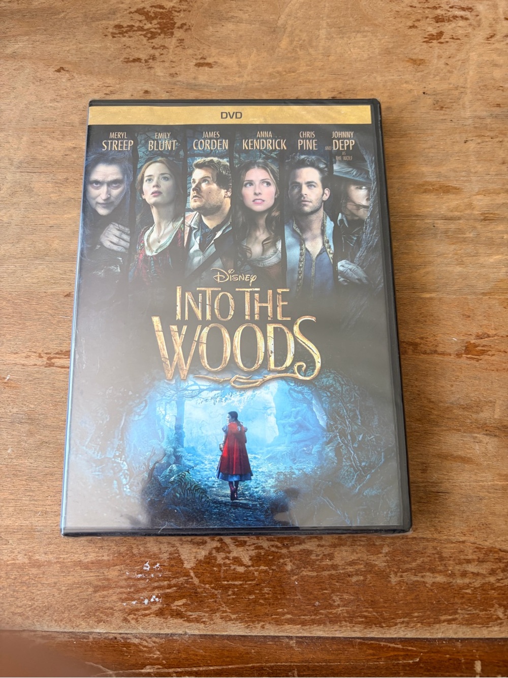 Into the Woods Disney DVD NEW SEALED Meryl Streep Emily Blunt